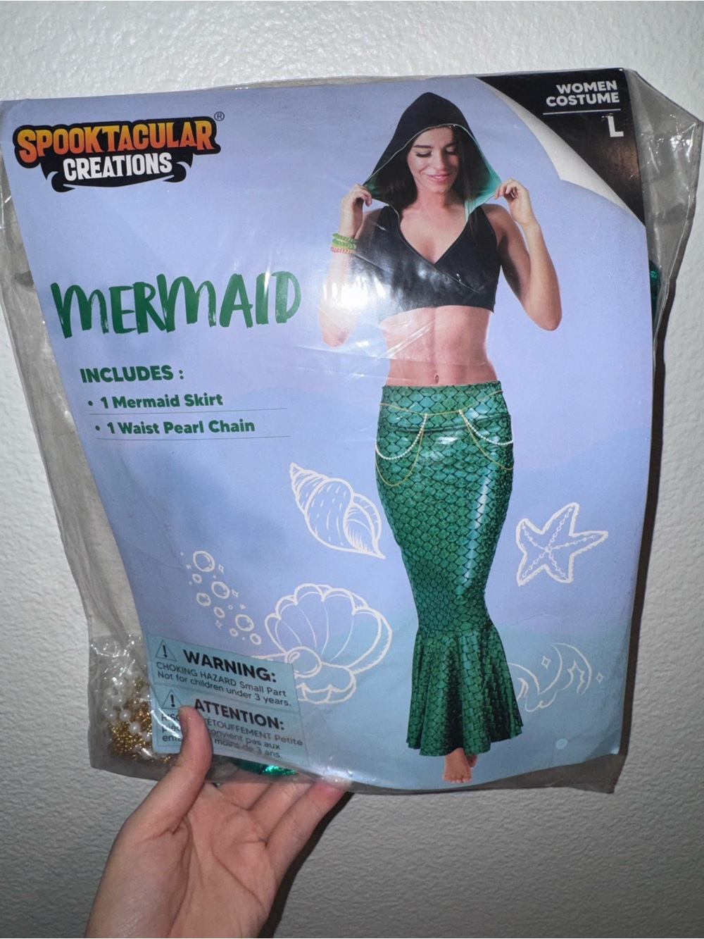 Mermaid skirt and chain